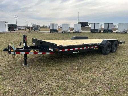 New 2026 Big Tex Trailers 83x22 Tandem 16K Gravity Tilt w/ 6' Stationary & Tool Tray