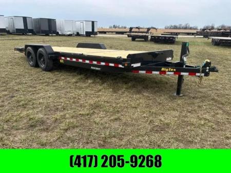 New 2026 Big Tex Trailers 83x22 Tandem 16K Gravity Tilt w/ 6' Stationary & Tool Tray
