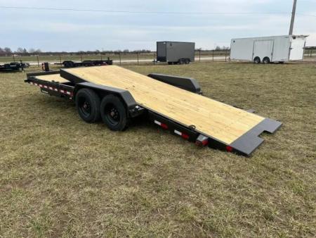 New 2026 Big Tex Trailers 83x22 Tandem 16K Gravity Tilt w/ 6' Stationary & Tool Tray
