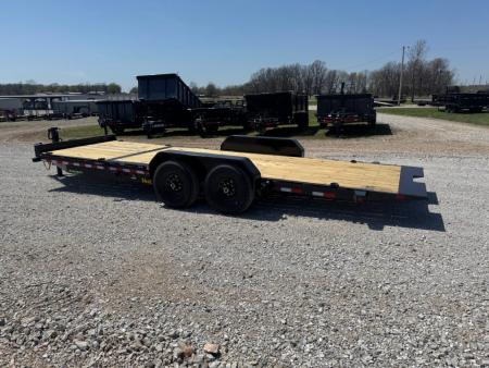 New 2027 Big Tex Trailers 14TL TANDEM GRAVITY TILT W/ 4' STATIONARY & 16" TILT DECKS/ 80X20