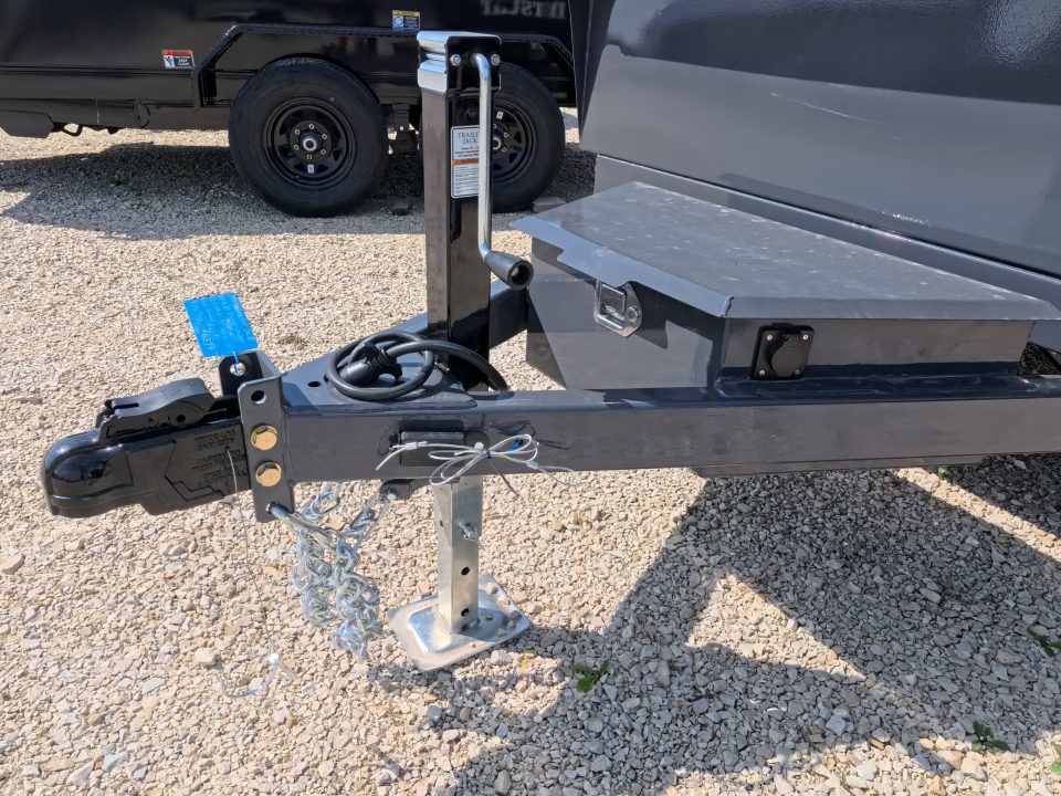 New 2027 Norstar 60 x 10 DCB Dump Trailer with 2) 3500 lb. Axles - Elec. Brakes, 8 Ply Tires - Gray