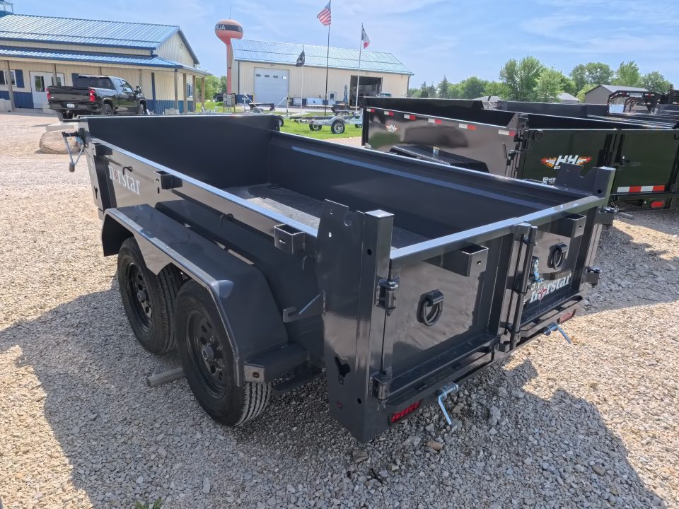 New 2027 Norstar 60 x 10 DCB Dump Trailer with 2) 3500 lb. Axles - Elec. Brakes, 8 Ply Tires - Gray