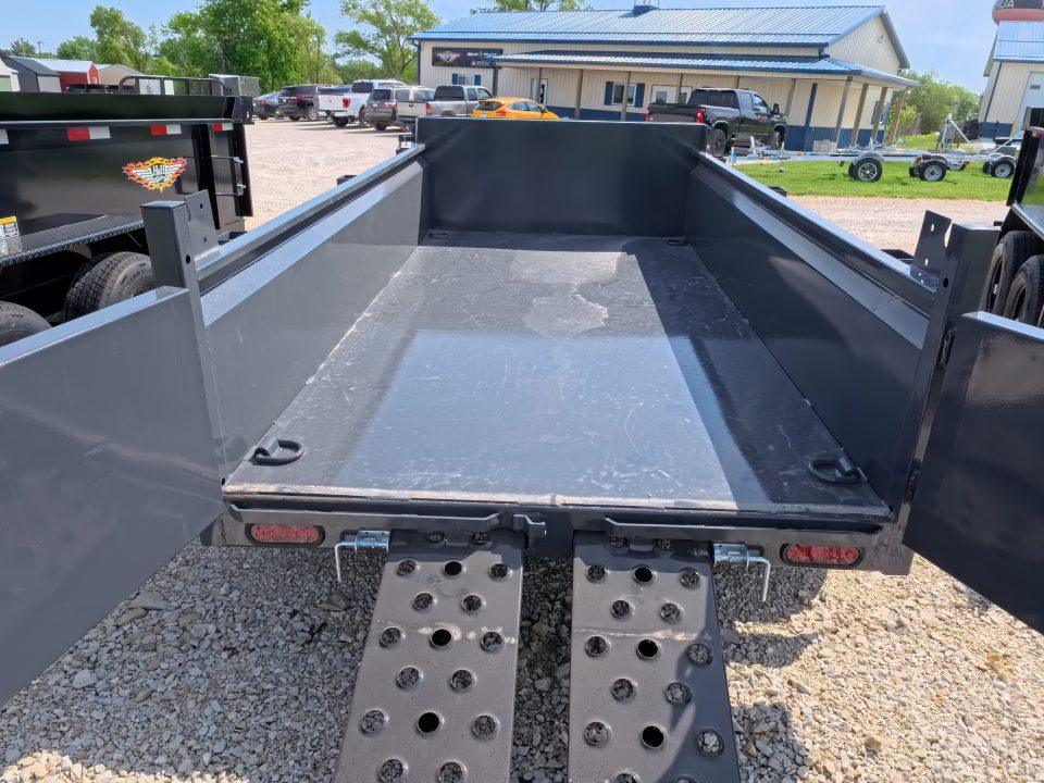 New 2027 Norstar 60 x 10 DCB Dump Trailer with 2) 3500 lb. Axles - Elec. Brakes, 8 Ply Tires - Gray