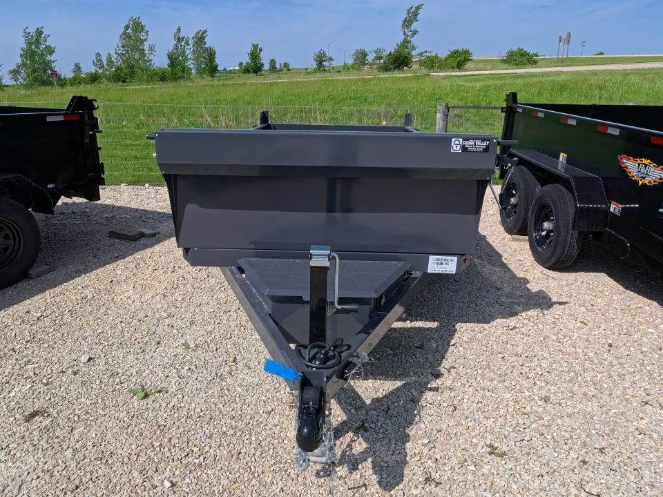 New 2027 Norstar 60 x 10 DCB Dump Trailer with 2) 3500 lb. Axles - Elec. Brakes, 8 Ply Tires - Gray