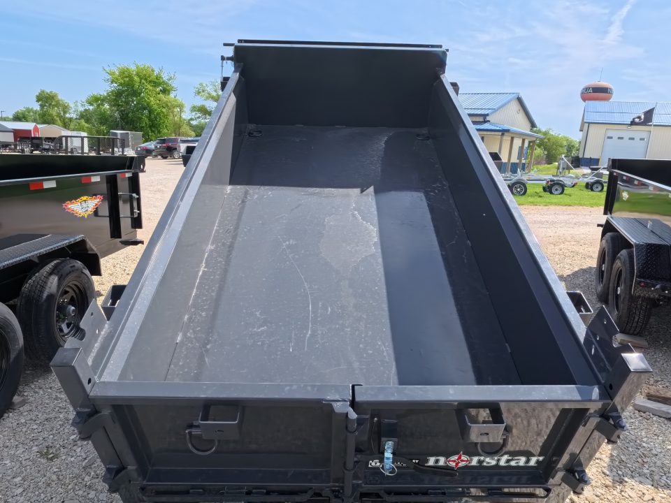 New 2027 Norstar 60 x 10 DCB Dump Trailer with 2) 3500 lb. Axles - Elec. Brakes, 8 Ply Tires - Gray