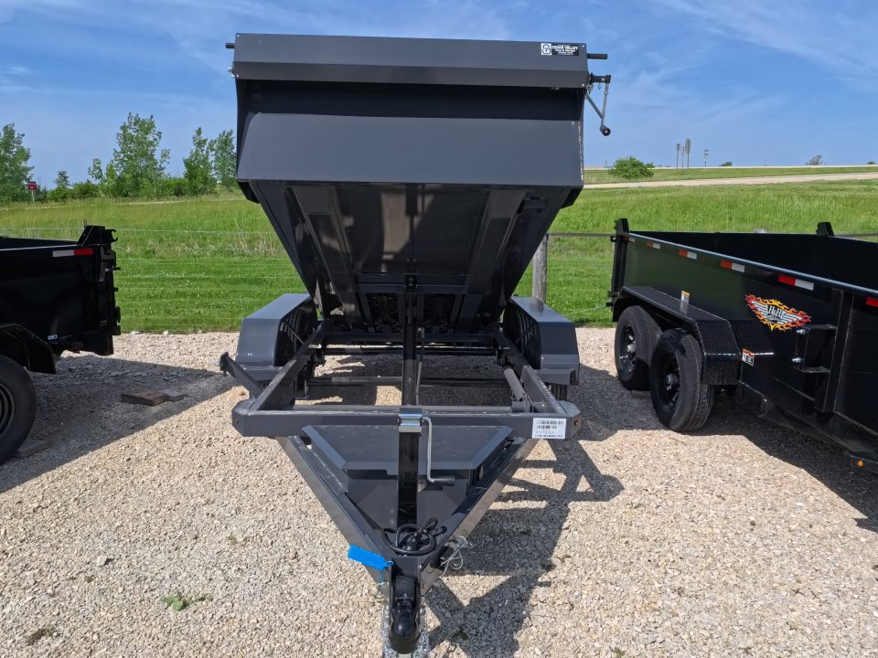 New 2027 Norstar 60 x 10 DCB Dump Trailer with 2) 3500 lb. Axles - Elec. Brakes, 8 Ply Tires - Gray