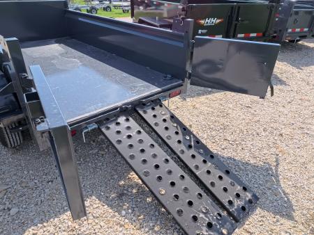 New 2027 Norstar 60 x 10 DCB Dump Trailer with 2) 3500 lb. Axles - Elec. Brakes, 8 Ply Tires - Gray