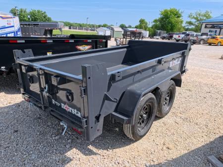 New 2027 Norstar 60 x 10 DCB Dump Trailer with 2) 3500 lb. Axles - Elec. Brakes, 8 Ply Tires - Gray