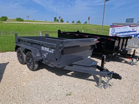 New 2027 Norstar 60 x 10 DCB Dump Trailer with 2) 3500 lb. Axles - Elec. Brakes, 8 Ply Tires - Gray