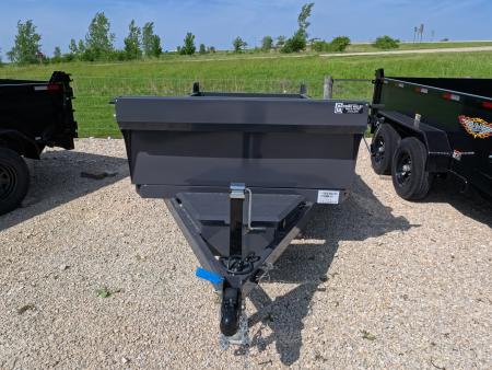 New 2027 Norstar 60 x 10 DCB Dump Trailer with 2) 3500 lb. Axles - Elec. Brakes, 8 Ply Tires - Gray