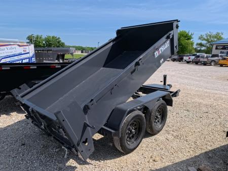 New 2027 Norstar 60 x 10 DCB Dump Trailer with 2) 3500 lb. Axles - Elec. Brakes, 8 Ply Tires - Gray