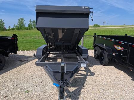 New 2027 Norstar 60 x 10 DCB Dump Trailer with 2) 3500 lb. Axles - Elec. Brakes, 8 Ply Tires - Gray