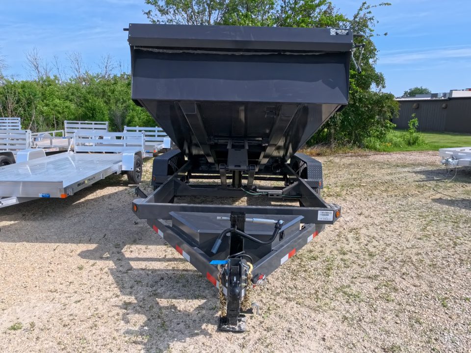 New 2027 Norstar 83 x 14 DCB Dump with 2) 7K GWR Straight Axles, 2) Elec. Brakes, Dual Rear Swing Out Doors, 10 Ply LRE Tires ST235/80 R16