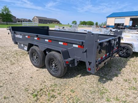 New 2027 Norstar 83 x 14 DCB Dump with 2) 7K GWR Straight Axles, 2) Elec. Brakes, Dual Rear Swing Out Doors, 10 Ply LRE Tires ST235/80 R16