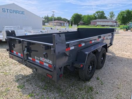 New 2027 Norstar 83 x 14 DCB Dump with 2) 7K GWR Straight Axles, 2) Elec. Brakes, Dual Rear Swing Out Doors, 10 Ply LRE Tires ST235/80 R16