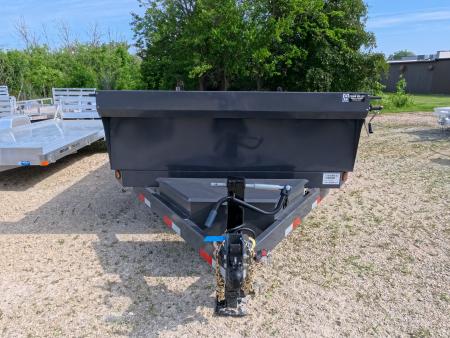 New 2027 Norstar 83 x 14 DCB Dump with 2) 7K GWR Straight Axles, 2) Elec. Brakes, Dual Rear Swing Out Doors, 10 Ply LRE Tires ST235/80 R16