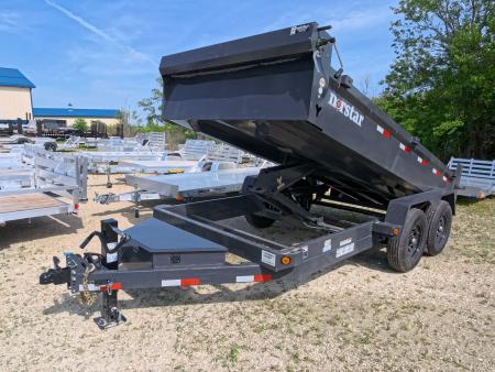 New 2027 Norstar 83 x 14 DCB Dump with 2) 7K GWR Straight Axles, 2) Elec. Brakes, Dual Rear Swing Out Doors, 10 Ply LRE Tires ST235/80 R16