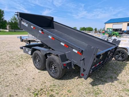 New 2027 Norstar 83 x 14 DCB Dump with 2) 7K GWR Straight Axles, 2) Elec. Brakes, Dual Rear Swing Out Doors, 10 Ply LRE Tires ST235/80 R16