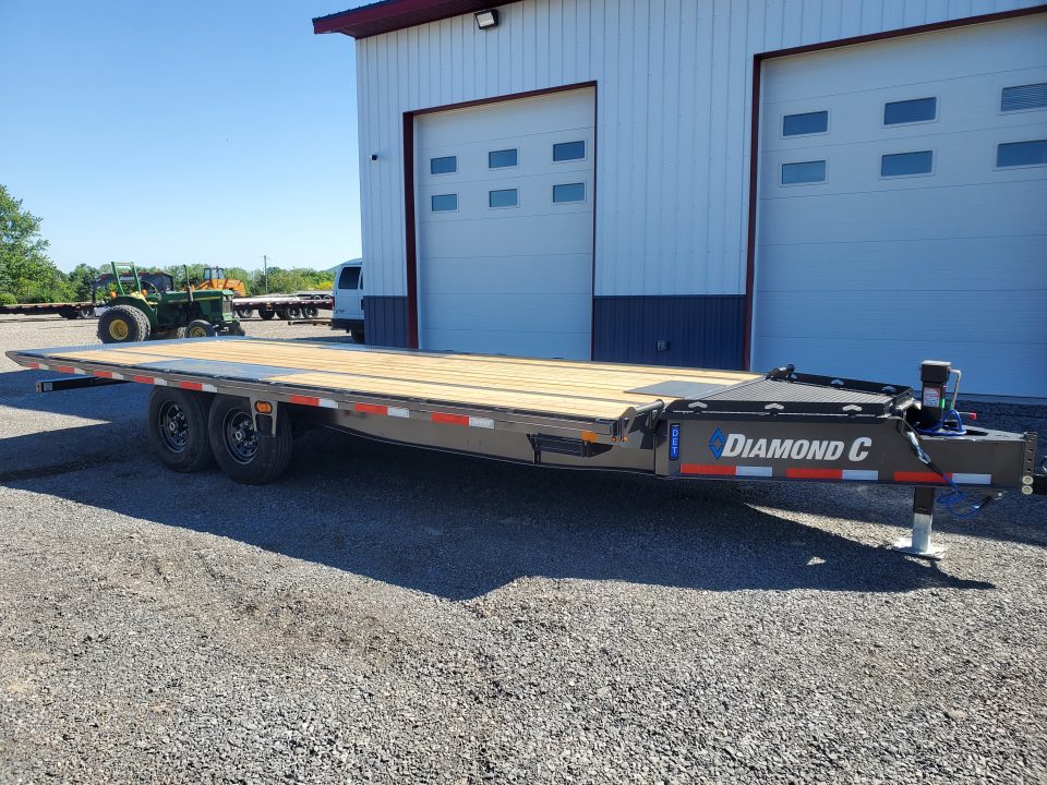 New 2026 Diamond C Trailers DET207 Deckover Tilt Trailer / 15,500 GVWR / 102"x22'
