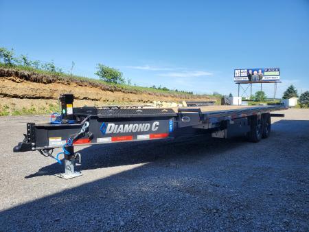 New 2026 Diamond C Trailers DET207 Deckover Tilt Trailer / 15,500 GVWR / 102"x22'