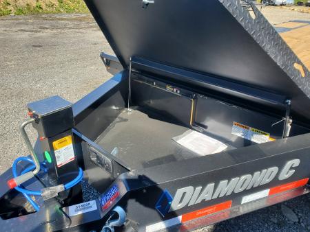 New 2026 Diamond C Trailers DET207 Deckover Tilt Trailer / 15,500 GVWR / 102"x22'