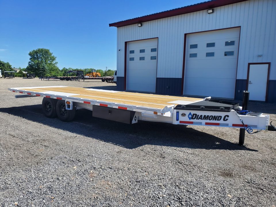 New 2026 Diamond C Trailers DET207 Deckover Tilt Trailer / 15,500 GVWR / 102"x24'