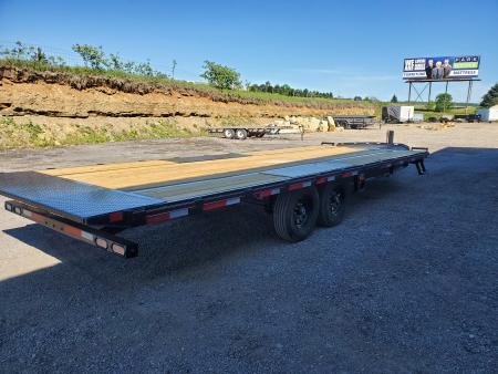 New 2026 Diamond C Trailers DET207 Deckover Tilt Trailer / 15,500 GVWR / 102"x24'