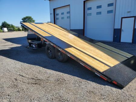 New 2026 Diamond C Trailers DET207 Deckover Tilt Trailer / 15,500 GVWR / 102"x24'