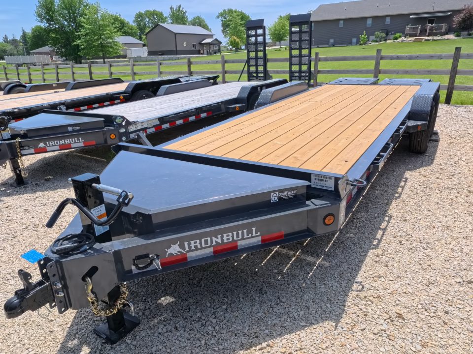 New 2027 Norstar EWB 83 x 22 (19+3) Equipment Trailer with 2-7,000 lb. Straight Axles, 2-Elec. Brakes F-Adj., 8" I-Beam Frame, 10 Ply ST235/80 R16 LRE Tires