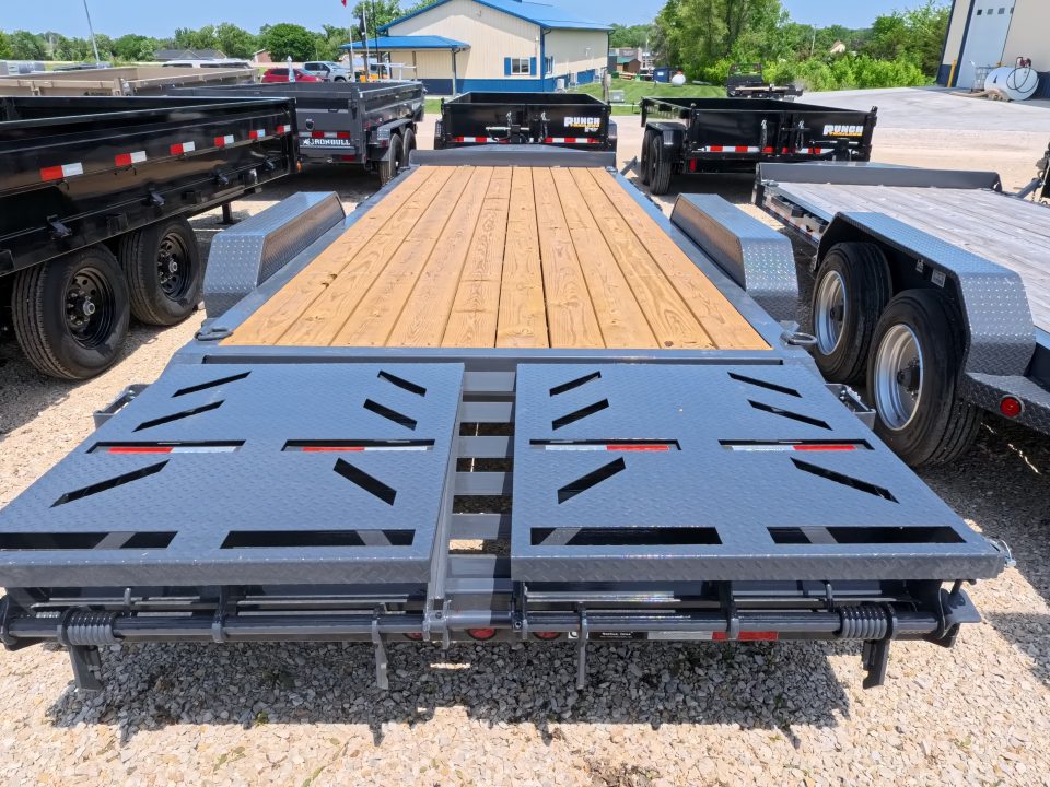 New 2027 Norstar EWB 83 x 22 (19+3) Equipment Trailer with 2-7,000 lb. Straight Axles, 2-Elec. Brakes F-Adj., 8" I-Beam Frame, 10 Ply ST235/80 R16 LRE Tires