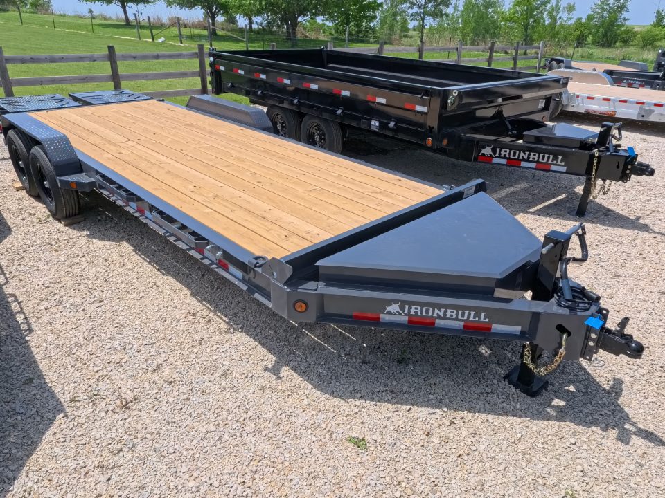New 2027 Norstar EWB 83 x 22 (19+3) Equipment Trailer with 2-7,000 lb. Straight Axles, 2-Elec. Brakes F-Adj., 8" I-Beam Frame, 10 Ply ST235/80 R16 LRE Tires