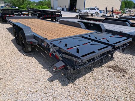 New 2027 Norstar EWB 83 x 22 (19+3) Equipment Trailer with 2-7,000 lb. Straight Axles, 2-Elec. Brakes F-Adj., 8" I-Beam Frame, 10 Ply ST235/80 R16 LRE Tires