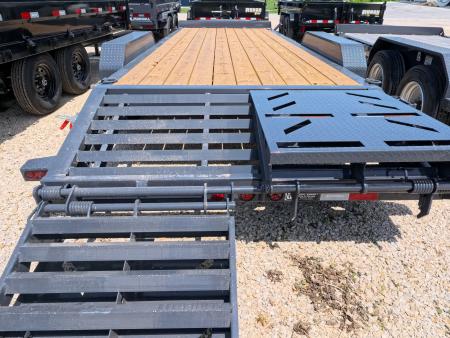 New 2027 Norstar EWB 83 x 22 (19+3) Equipment Trailer with 2-7,000 lb. Straight Axles, 2-Elec. Brakes F-Adj., 8" I-Beam Frame, 10 Ply ST235/80 R16 LRE Tires