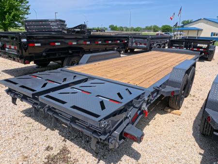 New 2027 Norstar EWB 83 x 22 (19+3) Equipment Trailer with 2-7,000 lb. Straight Axles, 2-Elec. Brakes F-Adj., 8" I-Beam Frame, 10 Ply ST235/80 R16 LRE Tires