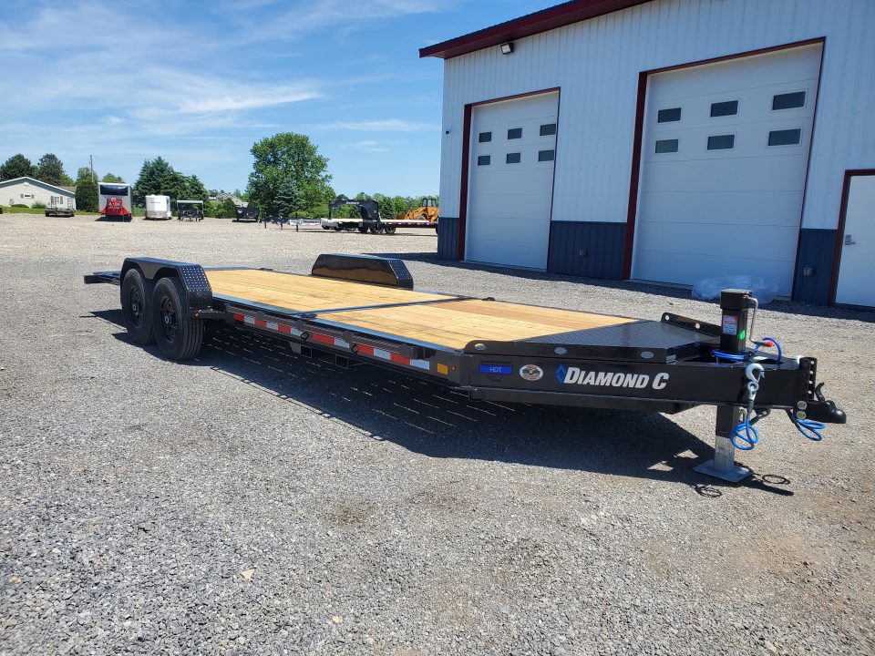 New 2026 Diamond C Trailers HDT207 Equipment Split Tilt Trailer / 15,500 GVWR / 82"x22'