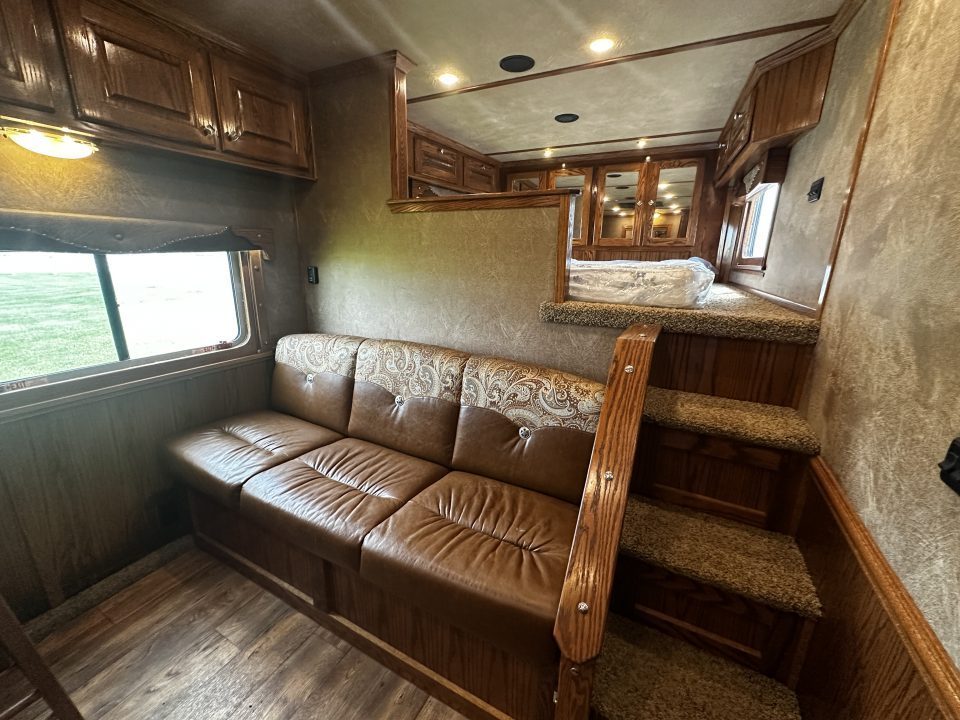 Used 2017 Sierra Trailers 4H 12'6" LQ Horse Trailer