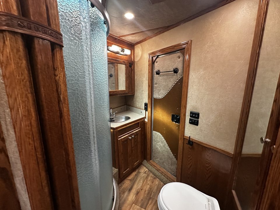 Used 2017 Sierra Trailers 4H 12'6" LQ Horse Trailer