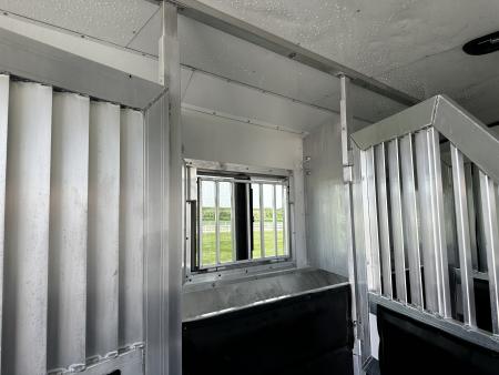 Used 2017 Sierra Trailers 4H 12'6" LQ Horse Trailer