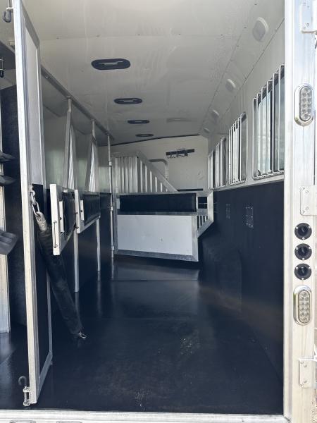 Used 2017 Sierra Trailers 4H 12'6" LQ Horse Trailer