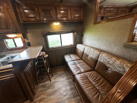 Used 2017 Sierra Trailers 4H 12'6" LQ Horse Trailer