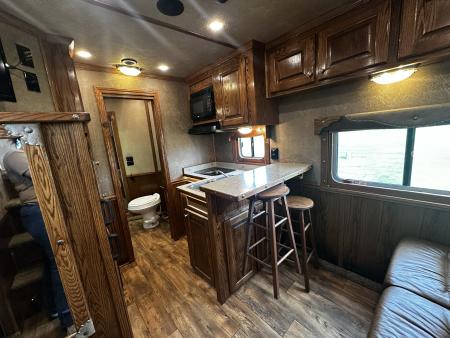 Used 2017 Sierra Trailers 4H 12'6" LQ Horse Trailer