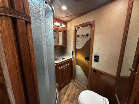Used 2017 Sierra Trailers 4H 12'6" LQ Horse Trailer