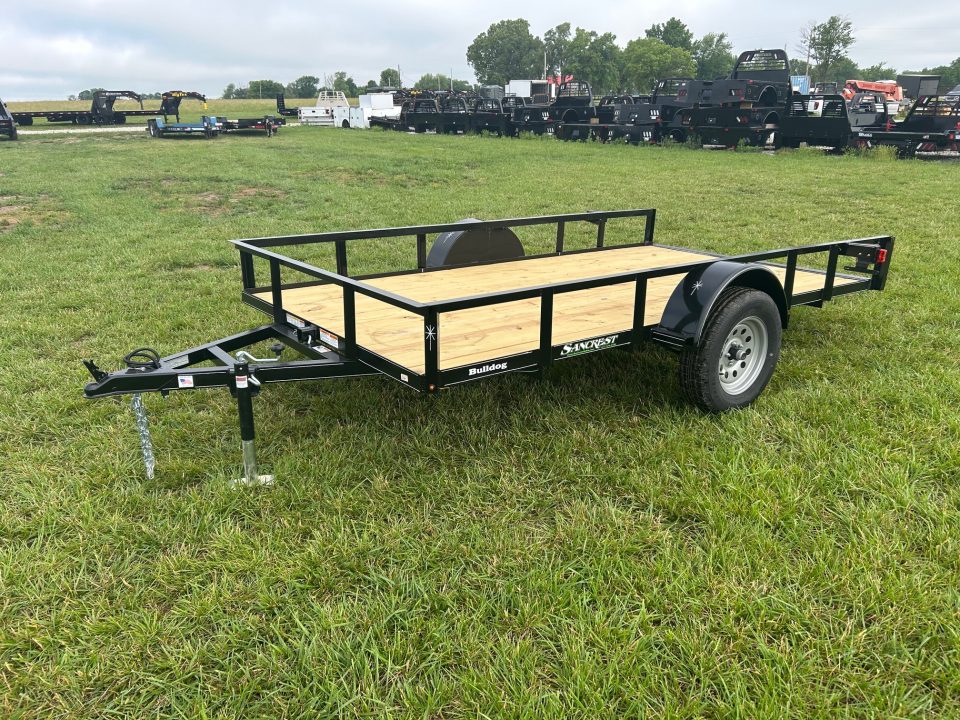 New 2026 Bulldog 76x12 3K Tilt Utility Trailer
