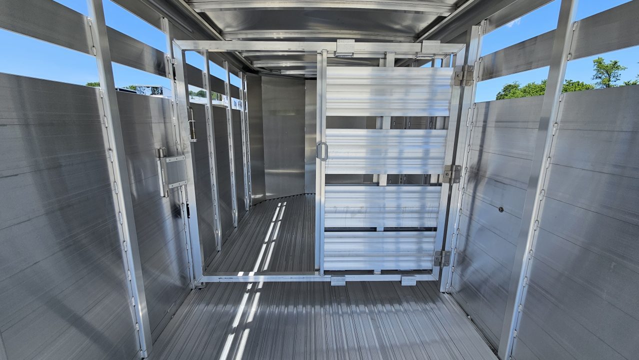 New 2026 Featherlite Trailers 8107 6'7"X16'TA Stock / Stock Combo Trailer