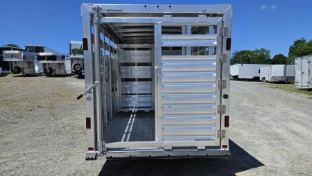 New 2026 Featherlite Trailers 8107 6'7"X16'TA Stock / Stock Combo Trailer