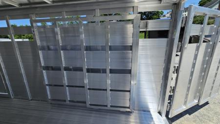 New 2026 Featherlite Trailers 8107 6'7"X16'TA Stock / Stock Combo Trailer