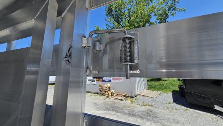 New 2026 Featherlite Trailers 8107 6'7"X16'TA Stock / Stock Combo Trailer