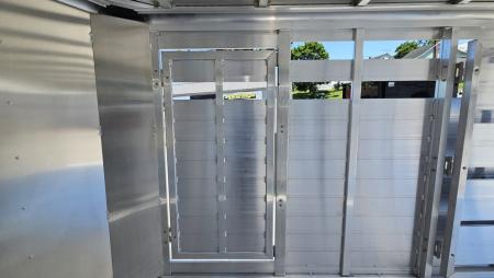 New 2026 Featherlite Trailers 8107 6'7"X16'TA Stock / Stock Combo Trailer