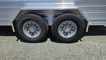 New 2026 Featherlite Trailers 8107 6'7"X16'TA Stock / Stock Combo Trailer