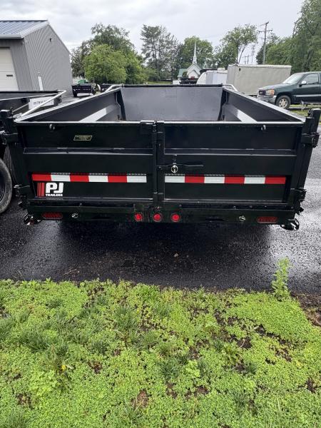 New 2026 PJ Trailers 14' x 83" Low Pro Telescopic Dump Trailer